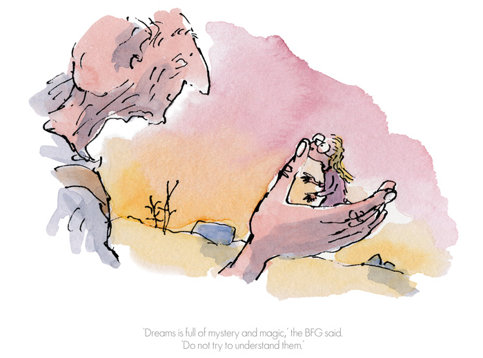 Roald Dahl Quentin Blake - Dreams is full of mystery & magic - Collector's Edition Prints