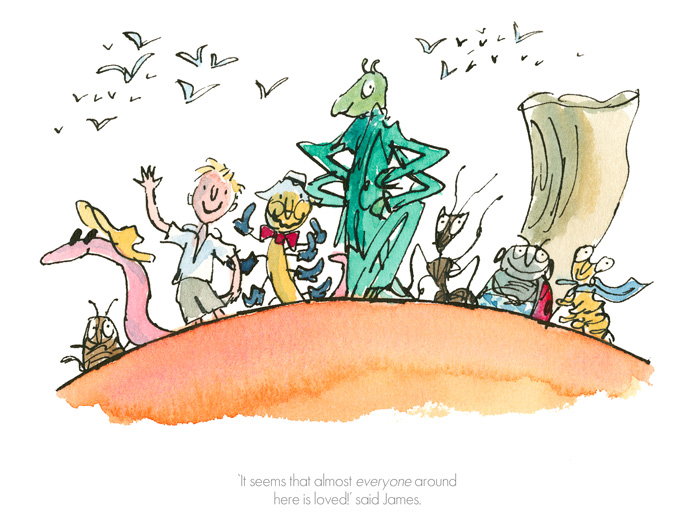 Roald Dahl Quentin Blake - Everyone around here is loved - Collector's Edition Prints