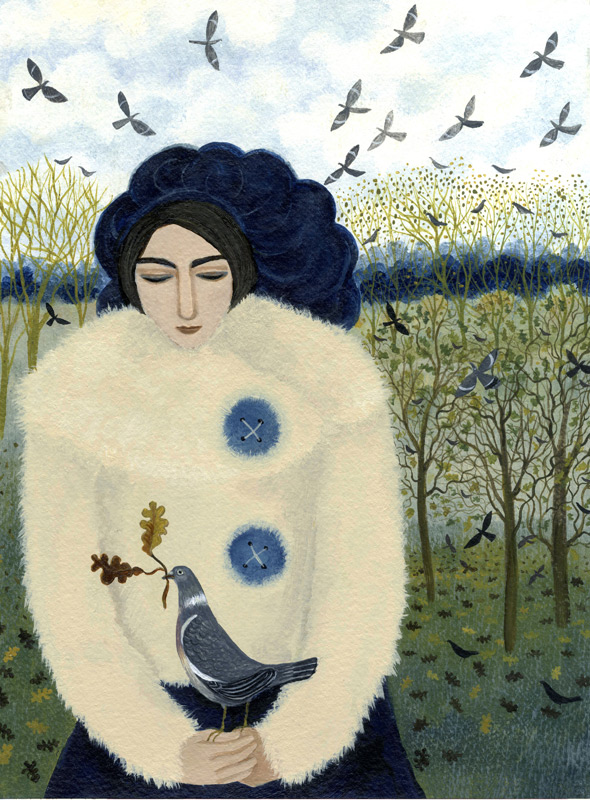 Dee-Nickerson-Girl-with-Pigeon