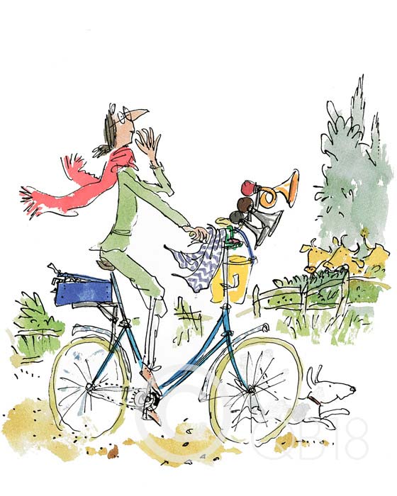 Quentin Blake - What this Bike Needs - Collectors Edition Print