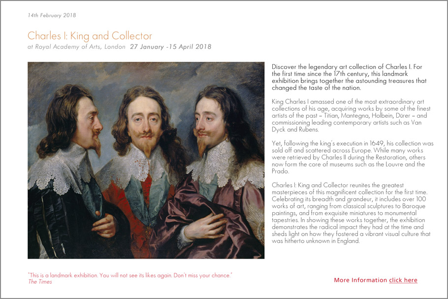 Charles I Royal Academy exhibition